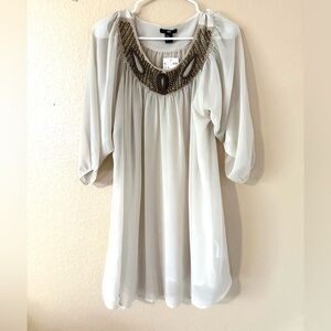 H & M sheer beaded cover up.